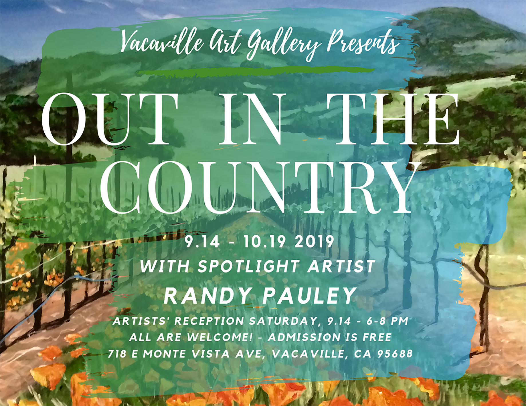 Vacaville Art Gallery Presents Out in the Country
